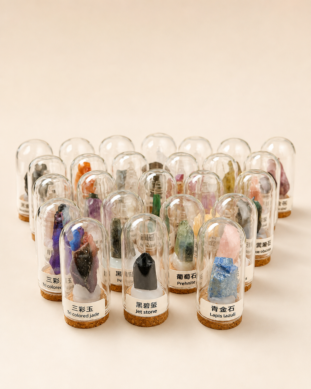 25-Piece Curated Mineral & Crystal Display Collection