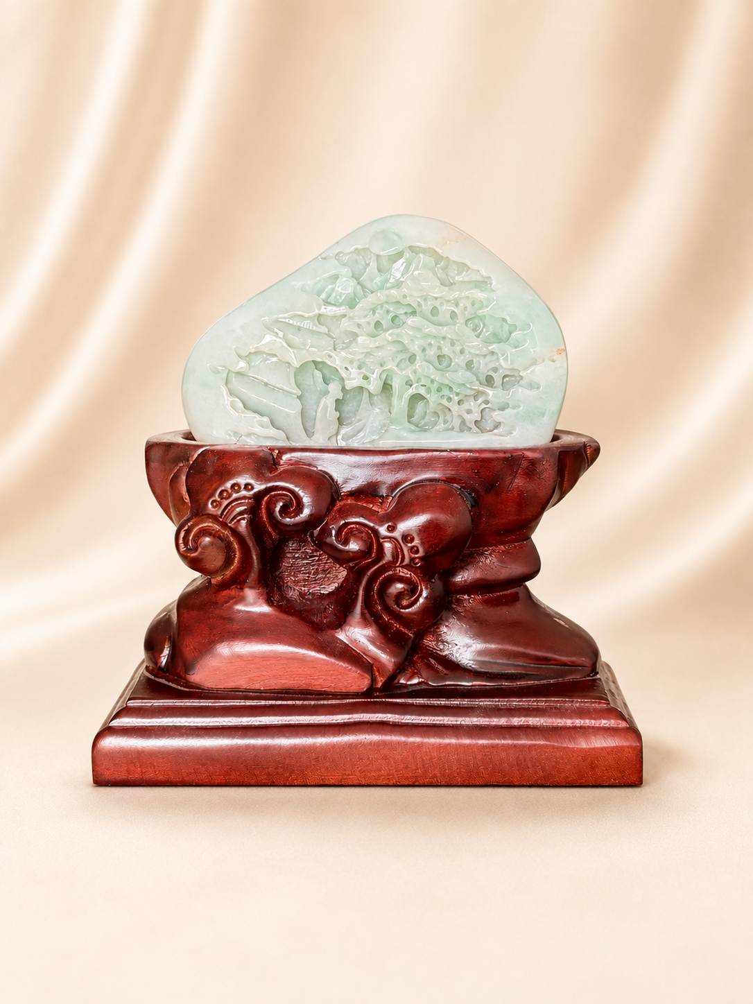 Carved Jade Boulder Grotto