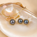 South Sea Mabe Pearl Necklace and Earring Set