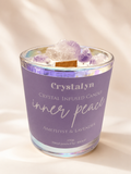 Inner Peace Crystal Infused Candle