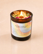 Money Magnet Crystal Candle