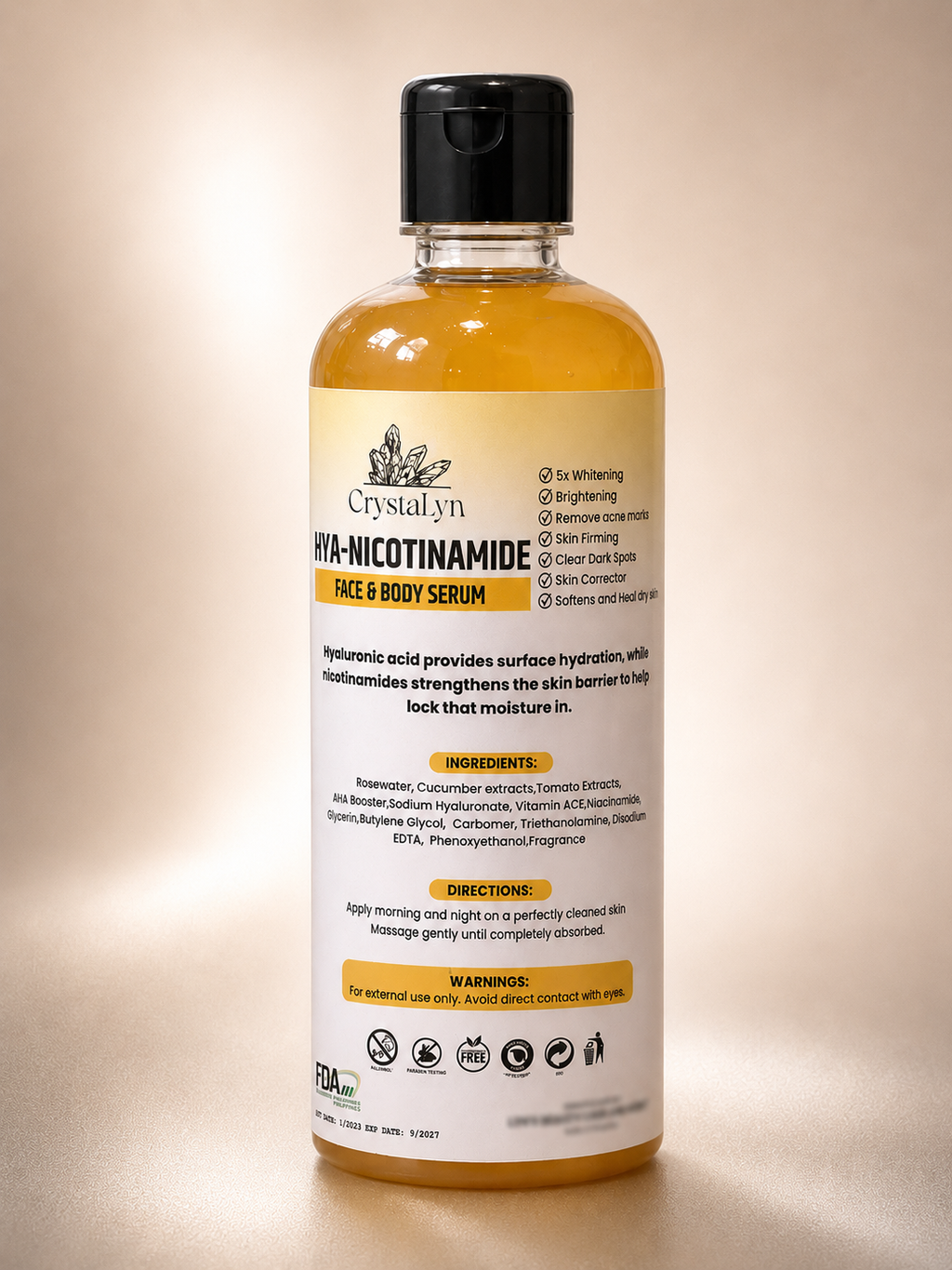 Hya-Nicotinamide Face and Body Serum